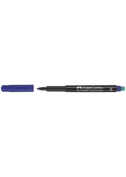 Faber-Castell OH-penna VF medium blå