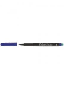 Faber-Castell OH-penna VF medium blå