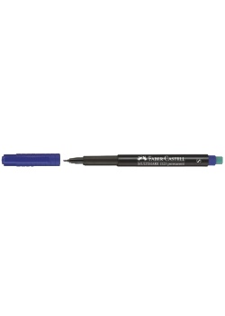 Faber-Castell OH-penna VF superfine blå