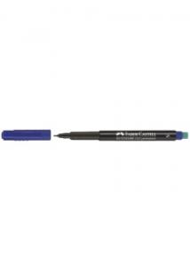 Faber-Castell OH-penna VF superfine blå