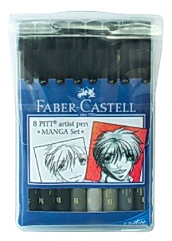 Faber-Castell Artistpen Pitt Manga 8 pennor (fp om 8 st)