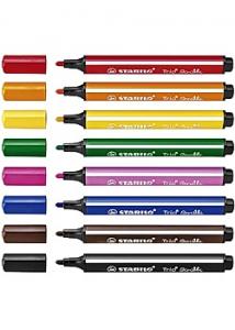 Stabilo Fiberpenna Trio Scribbi 8 färger (fp om 8 st)