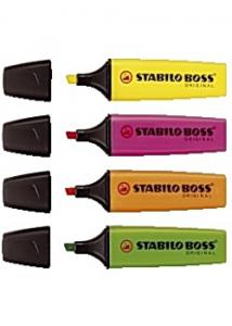 Stabilo Överstrykningspenna Boss (fp om 4 st)