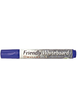 Friendly Whiteboardpenna rund blå (fp om 10 st)