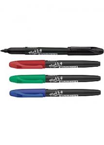Marvy Whiteboardpenna Markit rund (fp om 4 set)