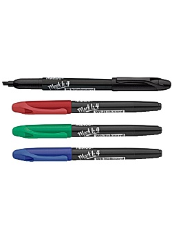 Marvy Whiteboardpenna Markit sned (fp om 4 set)