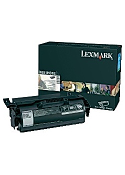 Lexmark Toner X651H31E svart