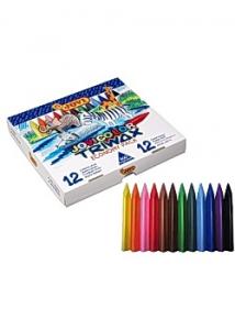 Vaxkrita trekantig 12 färger (fp om 300 st)