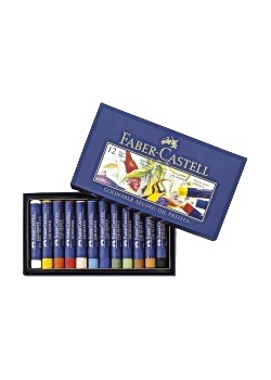Faber-Castell Oljepastellkritor 12 färger (fp om 12 set)