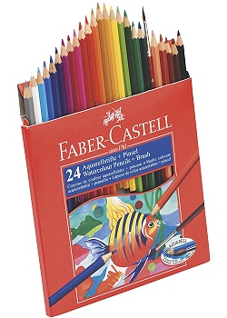 Faber-Castell Akvarellpenna 24 färger (fp om 24 set)
