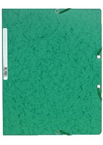 Exacompta Gummibandsm 400g A4 limegrön