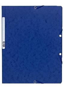 Exacompta Gummibandsmapp 400g A4 blå