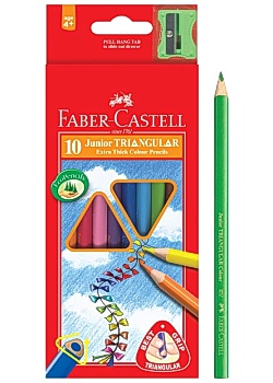 Faber-Castell Färgp. Triangular (fp om 10 set)