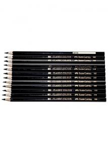 Faber-Castell Färgpenna svart (fp om 12 st)