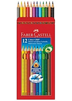 Faber-Castell Färgpenna Colour Grip 2001 12 färger (etui 12 st)