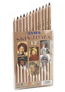 LYRA Färgpenna Jumbo 12 Hudfärger (fp om 12 set)