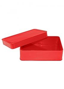 Kritask 190x120x40mm röd (fp om 5 st)