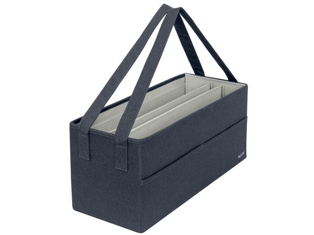 Förvaringsväska LEITZ tyg mörkgrå