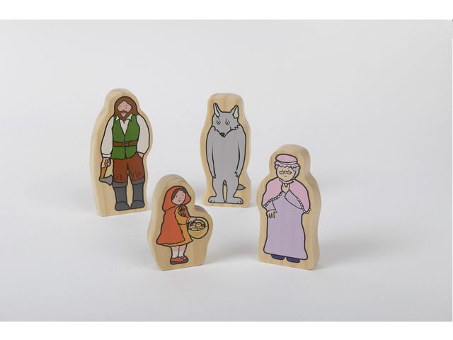 Sagofigurer av trä, Rödluvan 4/fp