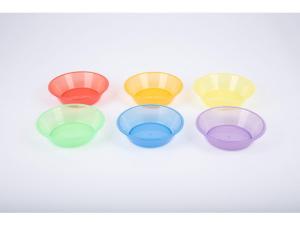 Transparent sorteringsskål färgade 6/fp