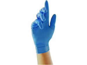 Nitrilhandske UNICARE blå M 100/fp