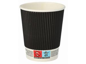 Pappersbägare PAPSTAR svart 20cl 500/fp