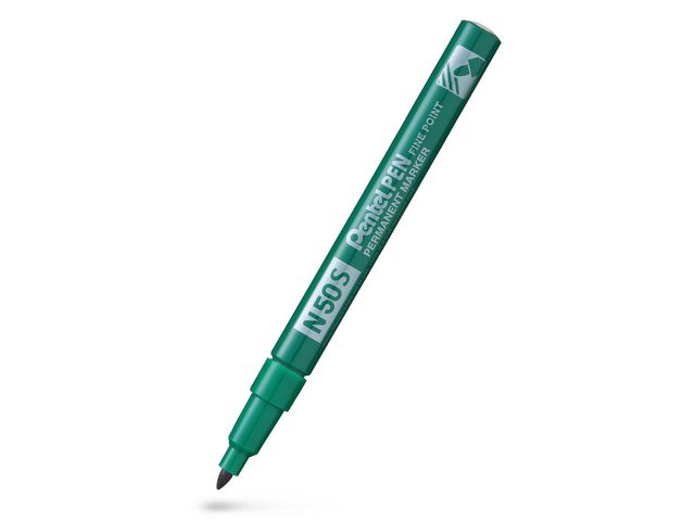 Märkpenna perm. PENTEL N50S rund grön
