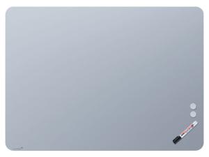 Glastavla LEGAMASTER r.hörn 90x120cm blå