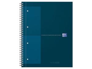 Kollegieblock Oxford Int.A4+ rut. ljblå