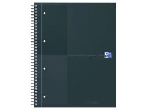 Kollegieblock Oxford Int.A4+ linj. svart