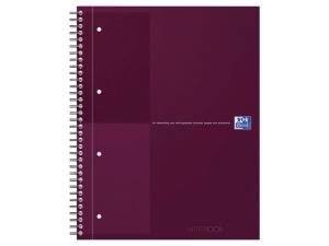 Kollegieblock Oxford Int.A4+ linj. röd