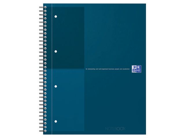 Kollegieblock Oxford Int.A4+ linj. ljblå