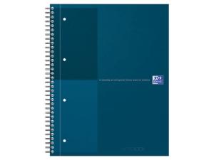 Kollegieblock Oxford Int.A4+ linj. ljblå