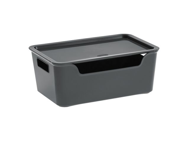 Plastlåda CEP Bella plast 4,22L grå