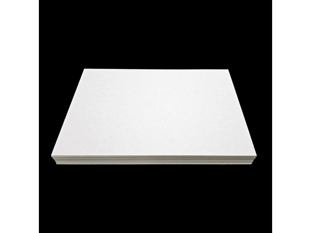 Målarkartong naturvit 560gr 30x30cm 40st