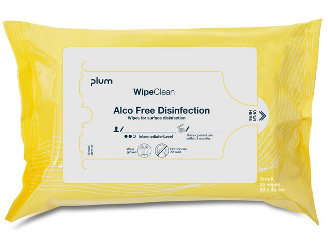 Ytdesinfektionsduk PLUM Alkoholfri100/fp