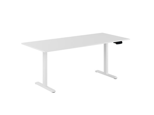 Skrivbord Ergo 2-motorigt 180x80cm vit