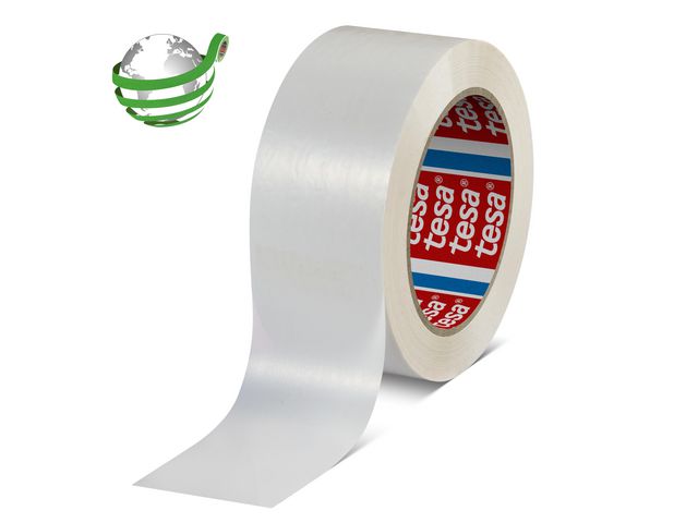 Packtejp TESA 60418 PET 50mmx132m vit