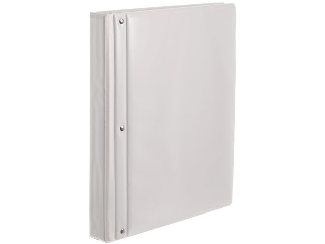 Gaffelpärm PP med ficka A4 40mm vit