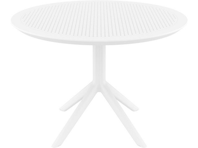 Bord SIESTA Sky runt 105cm vit