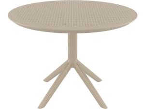 Bord SIESTA Sky runt 105cm taupe