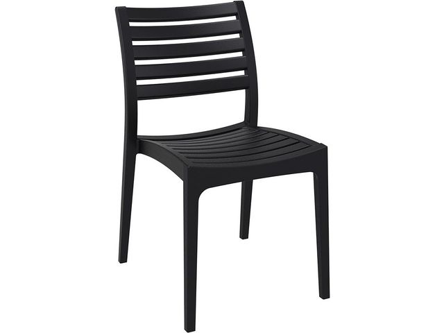 Stol SIESTA Ares stapelbar svart
