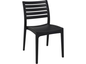 Stol SIESTA Ares stapelbar svart