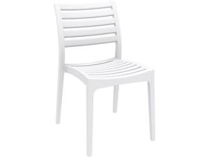 Stol SIESTA Ares stapelbar vit