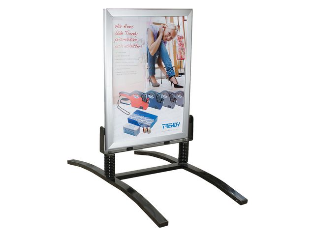 Gatuställ Alufjäder 70x100cm silver