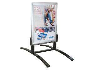 Gatuställ Alufjäder 70x100cm silver