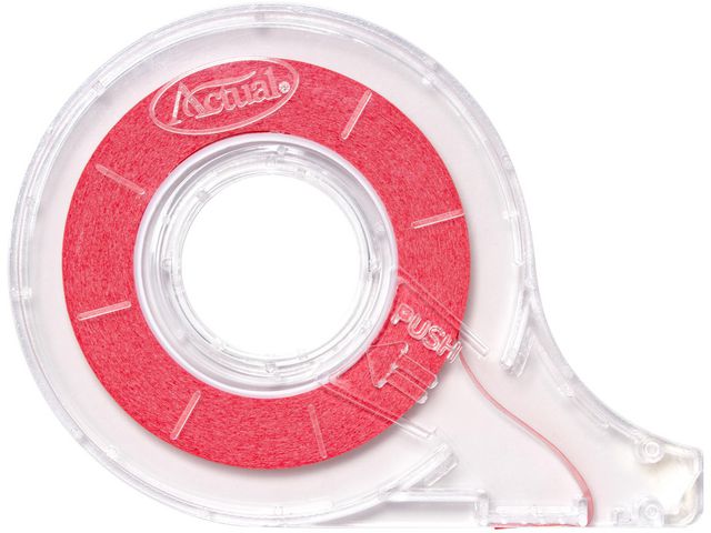 Uppdelningsband ACTUAL 3mmx13m röd
