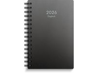 Dagbok 2026 plast svart