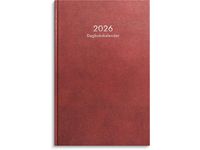 Dagbokskalender 2026 röd