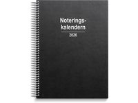 Noteringskalendern 2026 svart